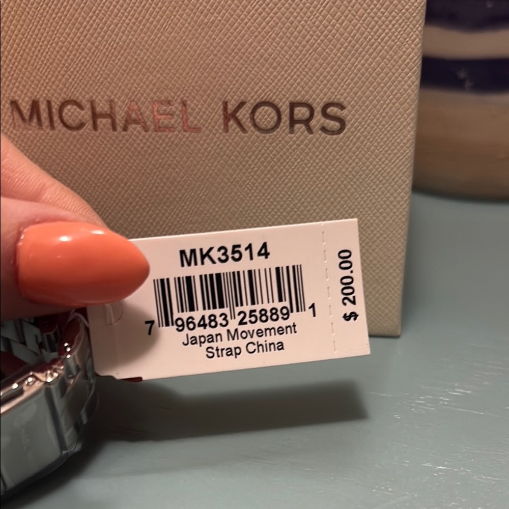 Michael Kors Two-Tone Silver and Gold Watch - Picture 2 of 3